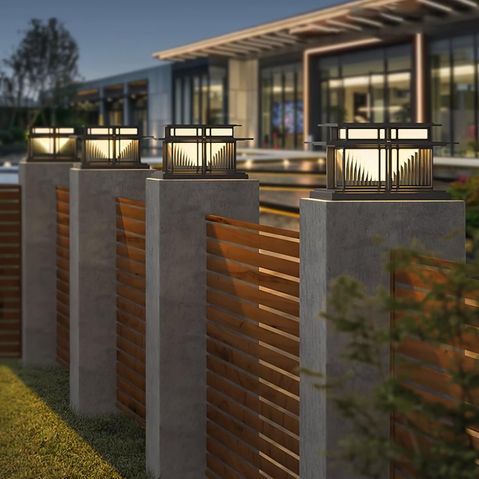 Colonne lumineuse extérieure LED Boilyn – IP65, résistante aux UV
