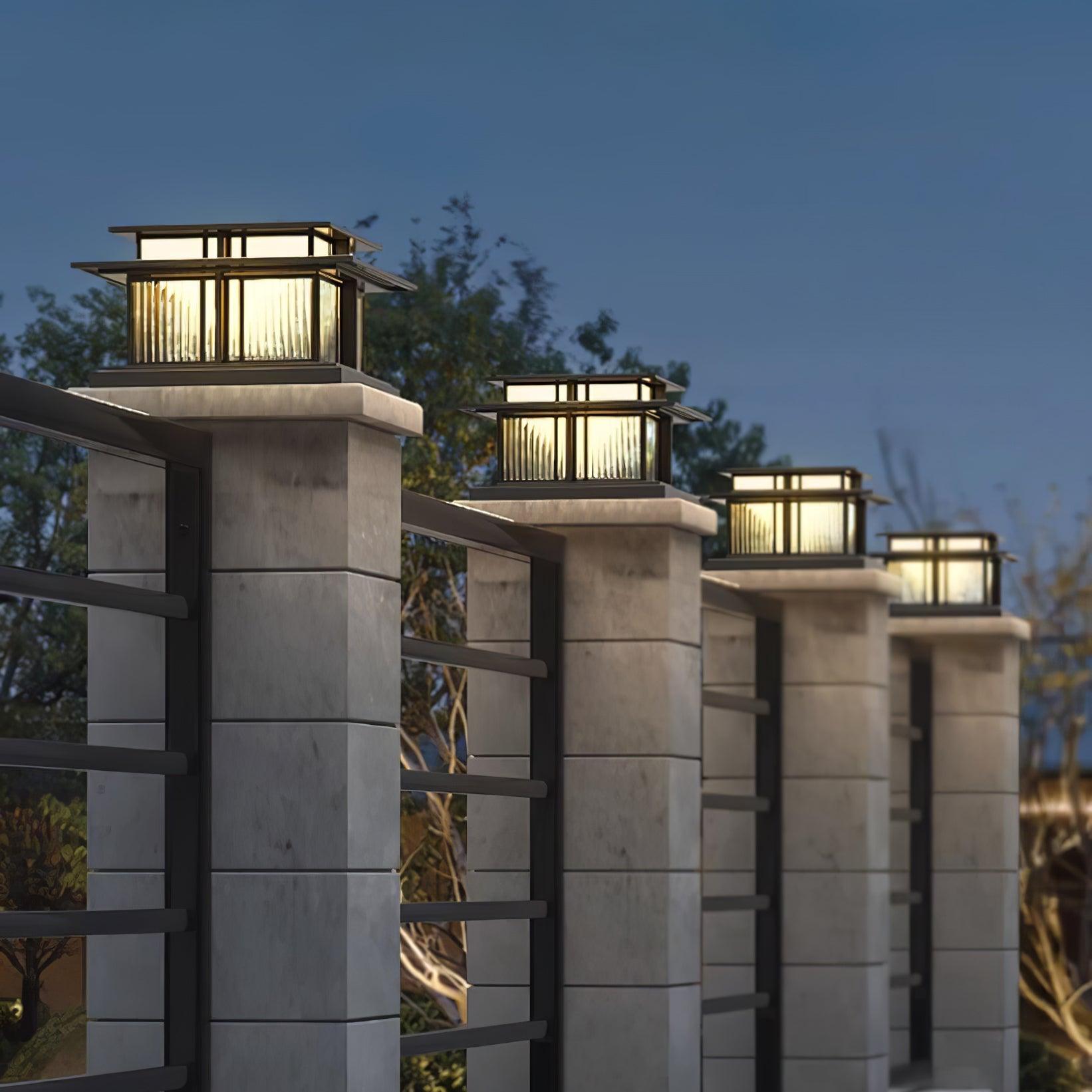 Colonne lumineuse solaire extérieure Boilyn – IP65, résistance UV et couleur