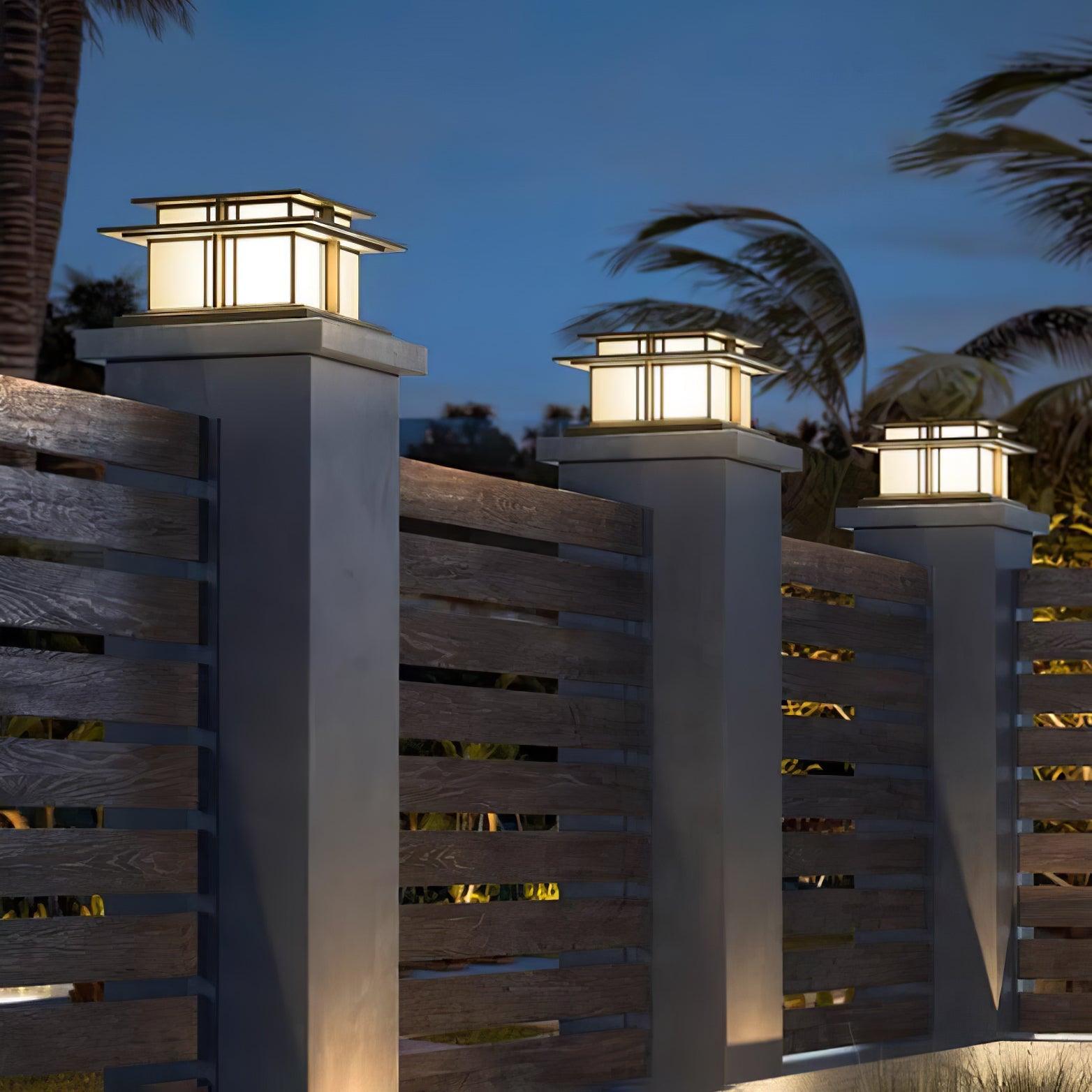 Colonne lumineuse solaire extérieure Boilyn – IP65, résistance UV et couleur