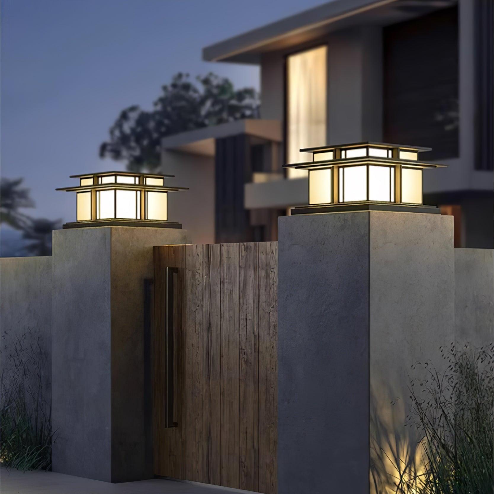 Colonne lumineuse solaire extérieure Boilyn – IP65, résistance UV et couleur