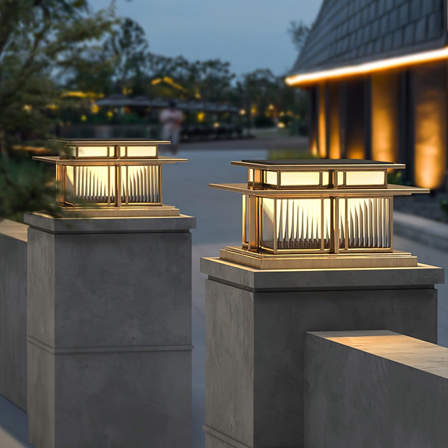 Colonne lumineuse extérieure LED Boilyn – IP65, résistante aux UV