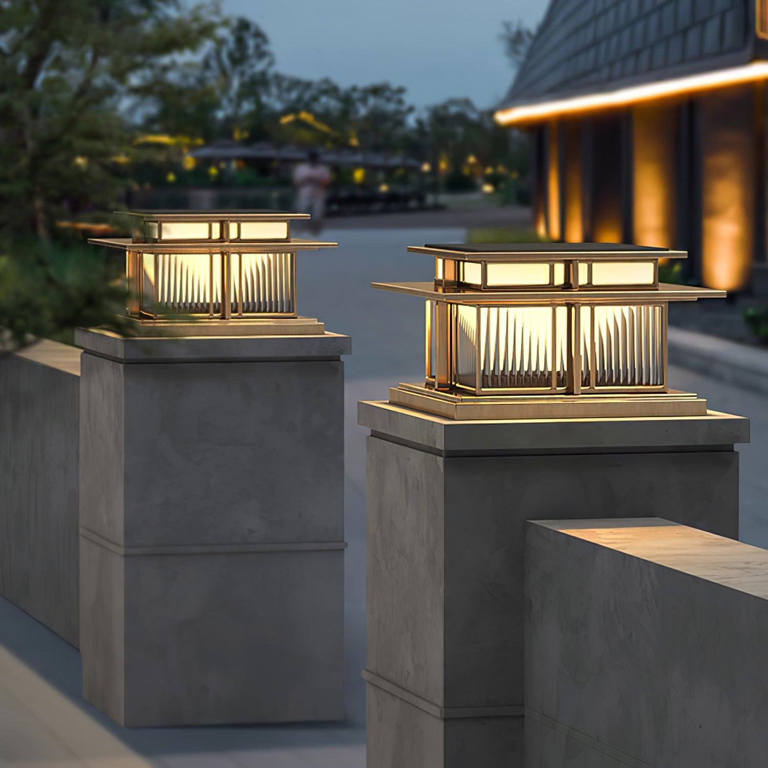 Colonne lumineuse extérieure LED Boilyn – IP65, résistante aux UV