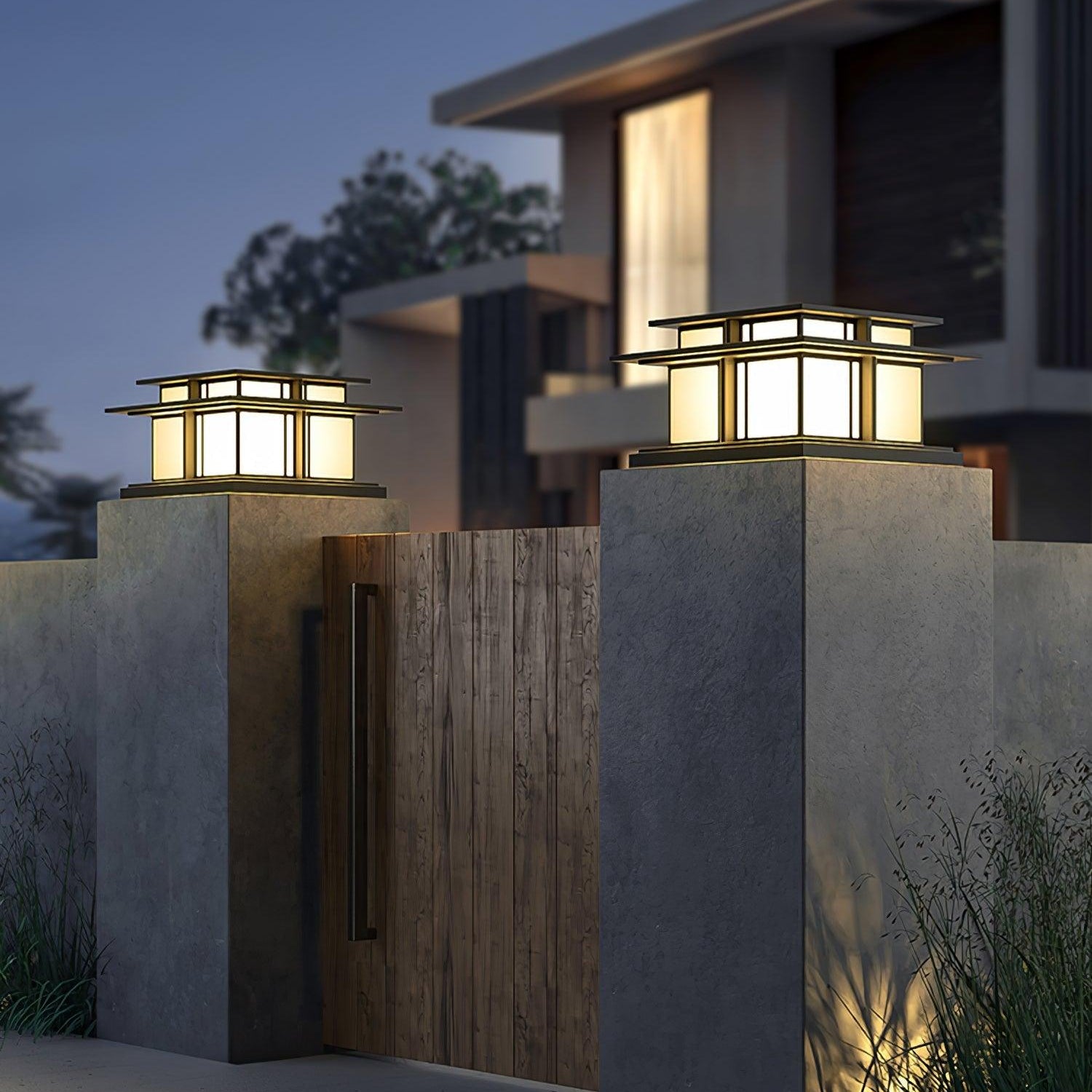 Colonne lumineuse solaire extérieure Boilyn – IP65, résistance UV et couleur