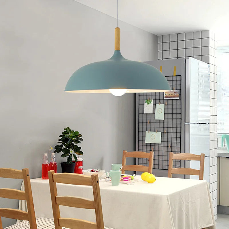 Plafonnier Scandinave Bois et Métal