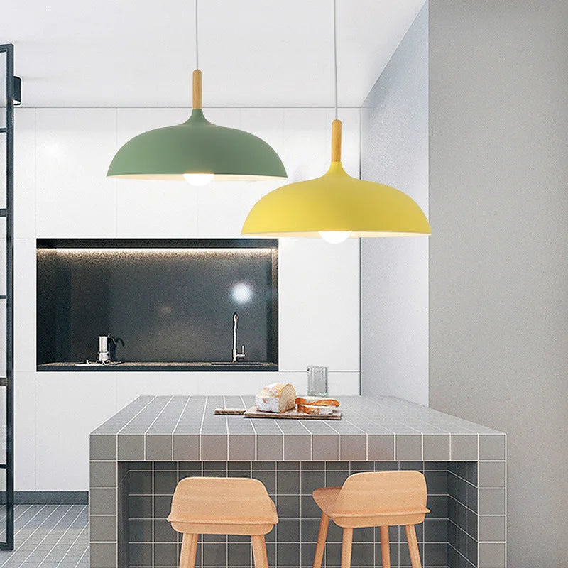Plafonnier Scandinave Bois et Métal